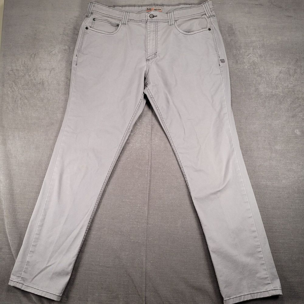 5.11 Tactical Gray Chino Pants Work Wear Mens Size‎ 38 x 32